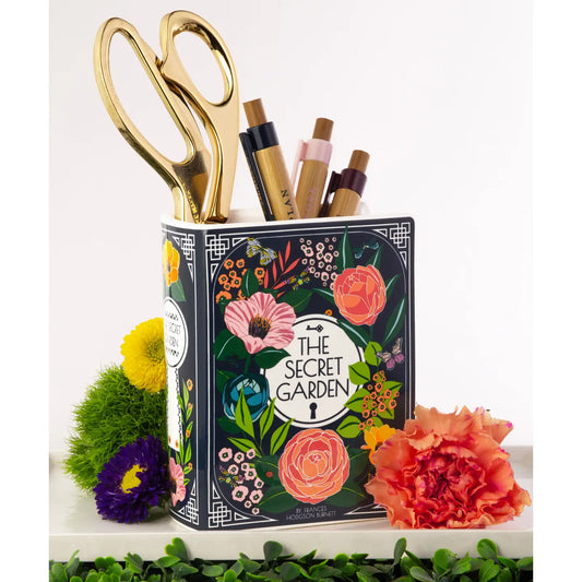 The Secret Garden book vase - book lover gift