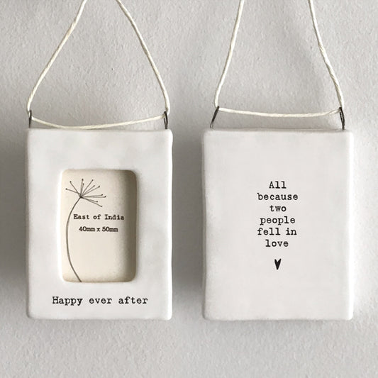 East of India - Mini hanging frame-Happy ever after