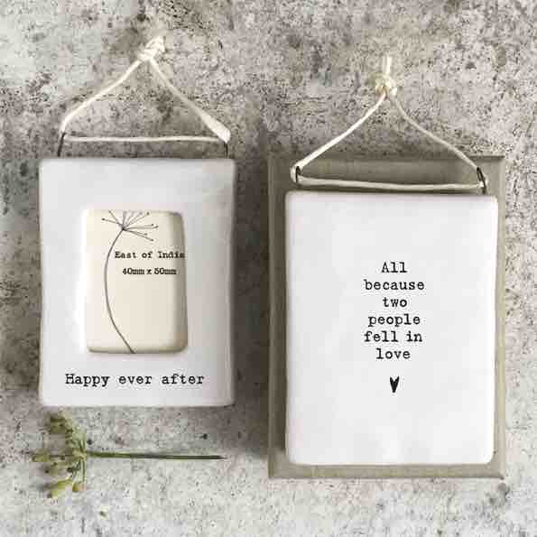 East of India - Mini hanging frame-Happy ever after