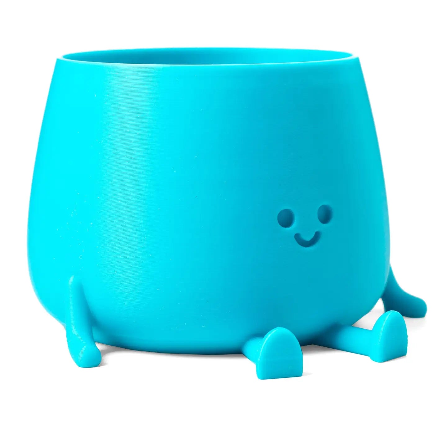 Happy pot - Teal small and medium sizes