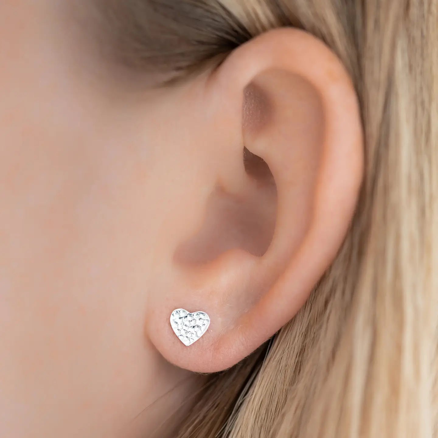 "she believed she could so she did"Heart Sterling Silver Earrings