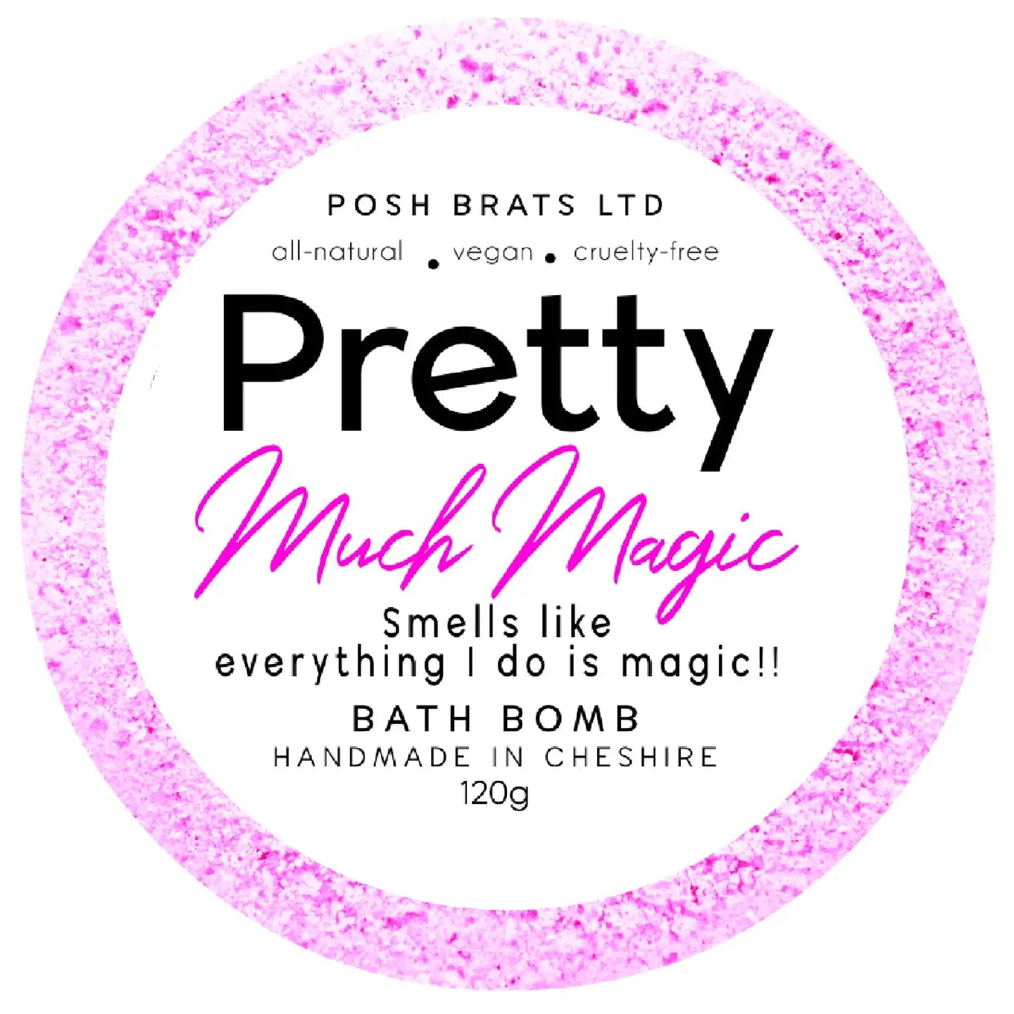 Pretty Much Magic Fizzy Bath Bomb Vegan | Botanical Essence