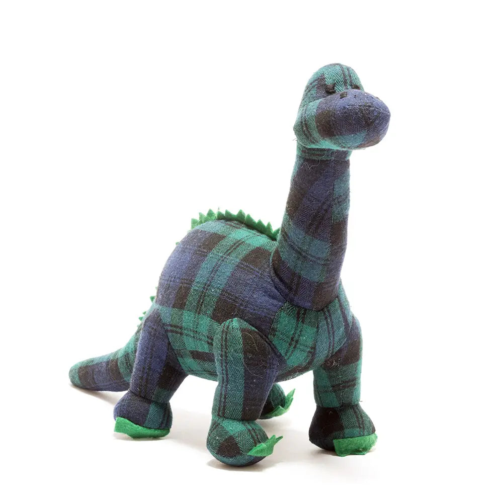 Tartan Diplodocus Dinosaur Plush Toy