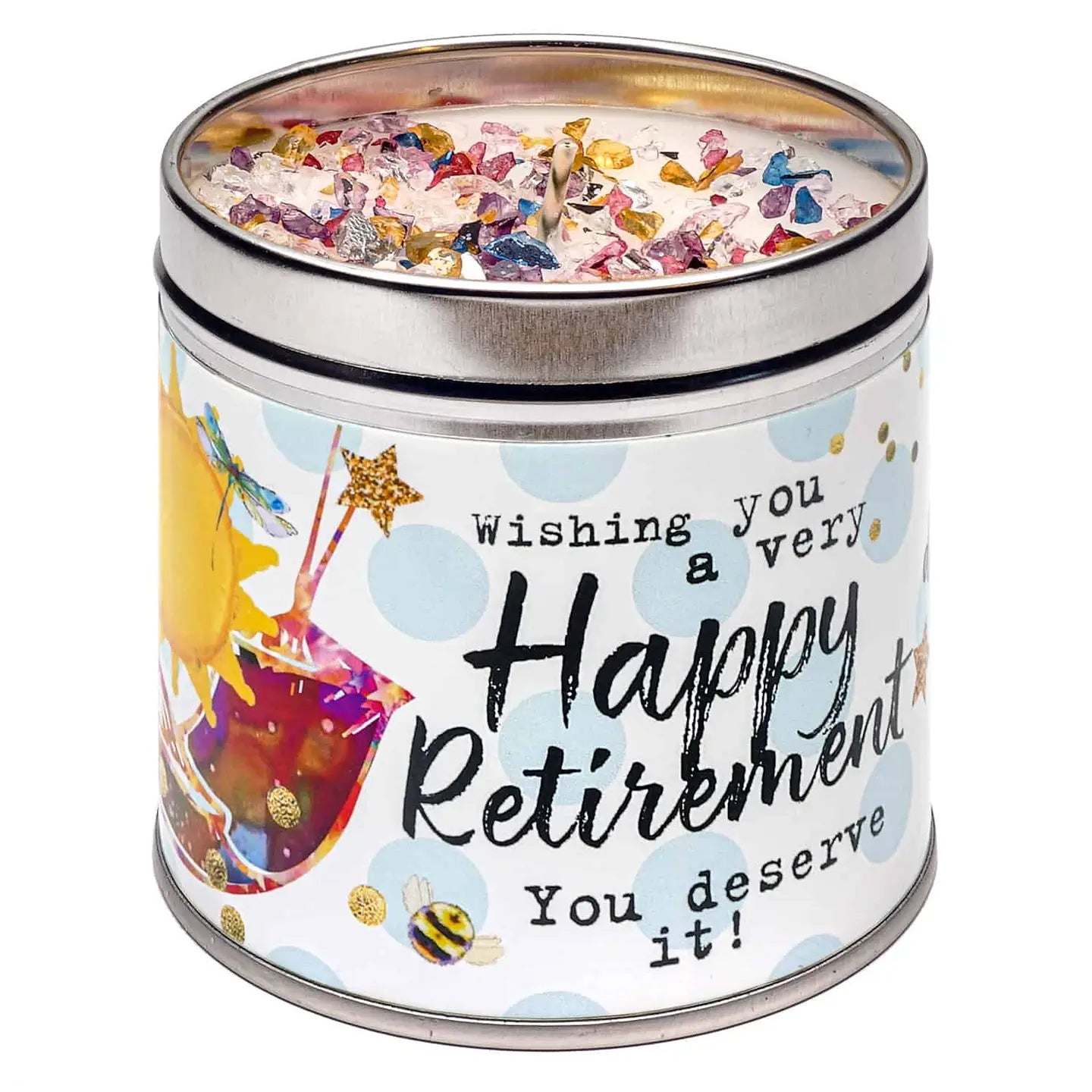 Just Because Candles – Happy Retirement