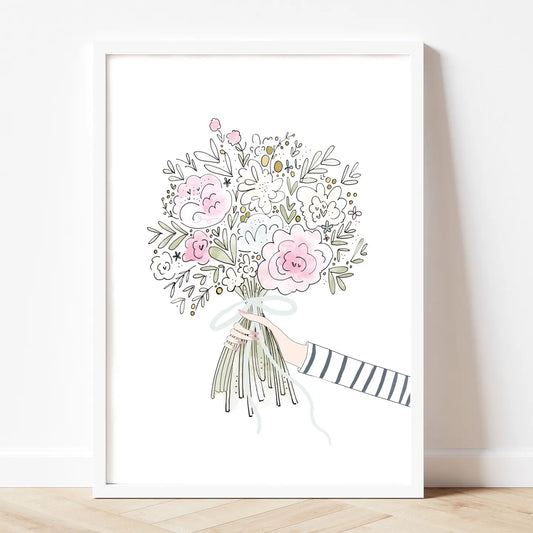 Full Bloom Floral Bouquet Print