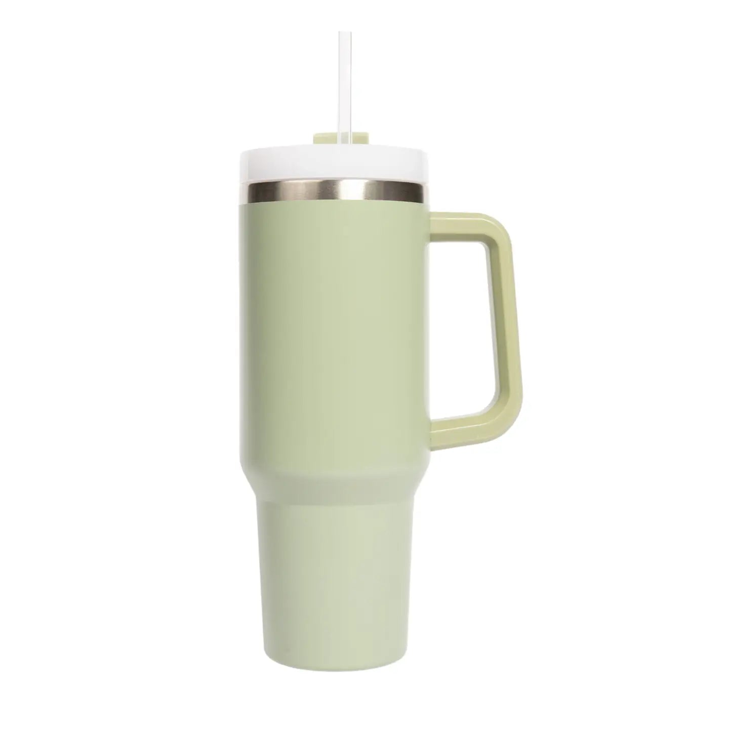 Sage green Stanley dupe travel tumbler by Sweet water decor