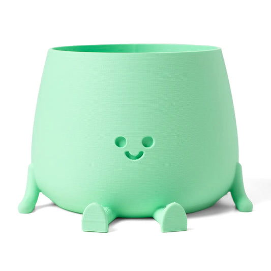 Happy Pot Planter - Mint Green