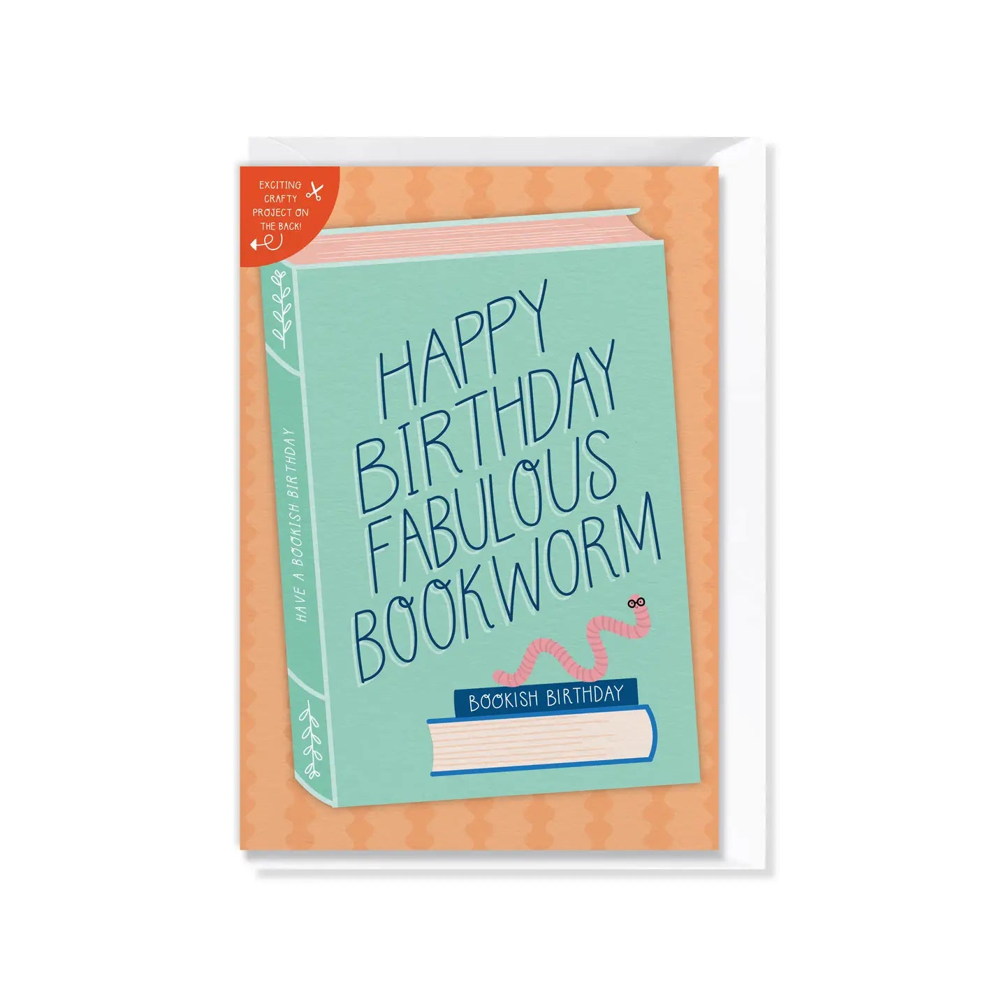 Fabulous Bookworm Birthday Card with Crafty Project