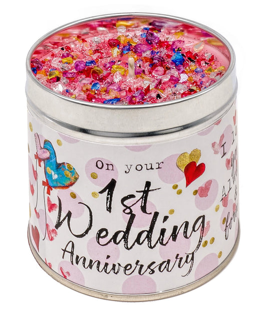 Anniversary milestone candles