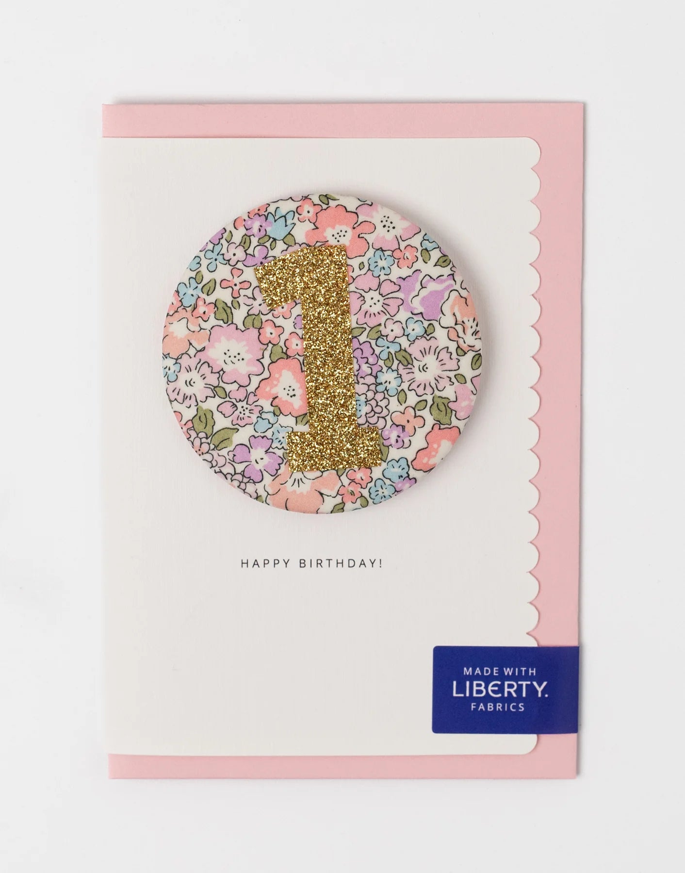 LIBERTY GLITTER AGE 1 BADGE