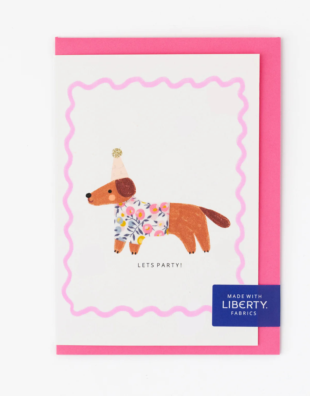 LIBERTY SAUSAGE DOG BIRTHDAY CARD - ADELAJDA’S WISH