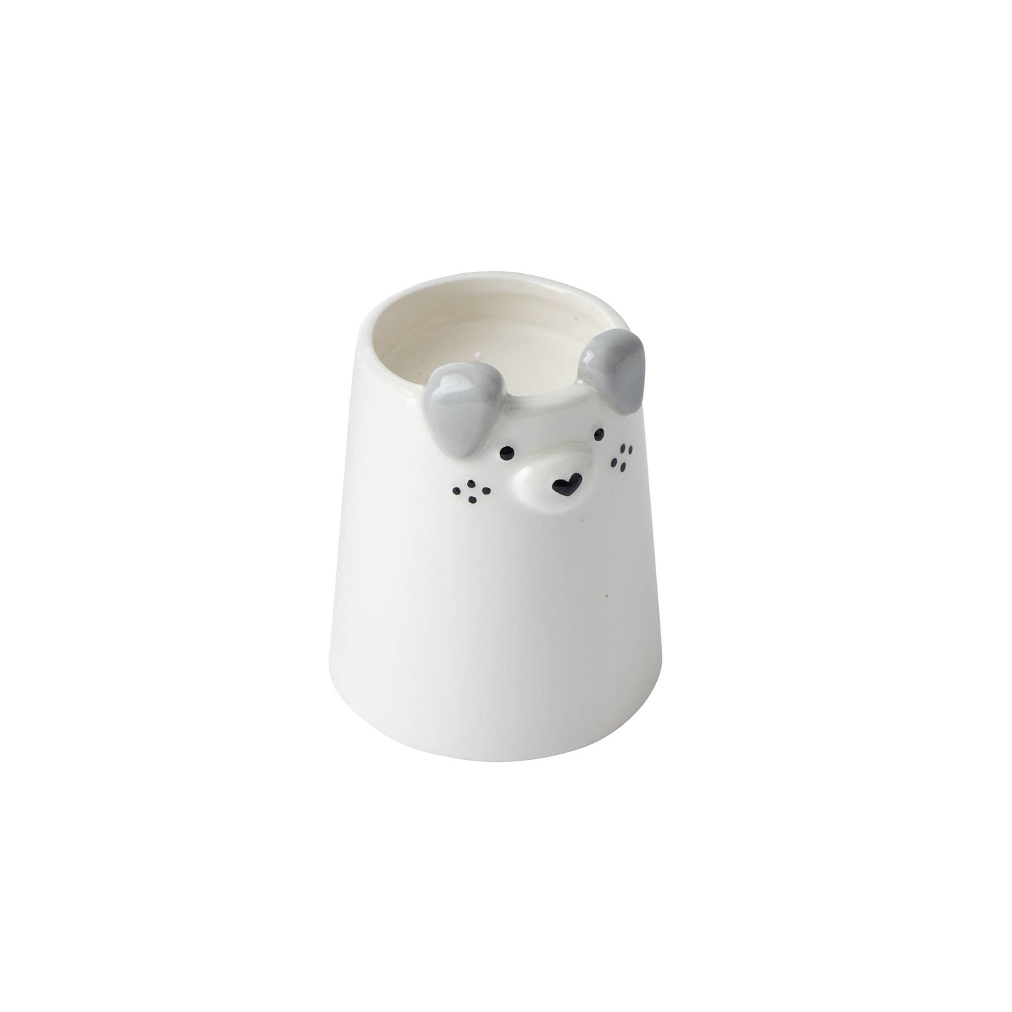 Send With Love Ceramic Dog Tealight Candle In Gift Box