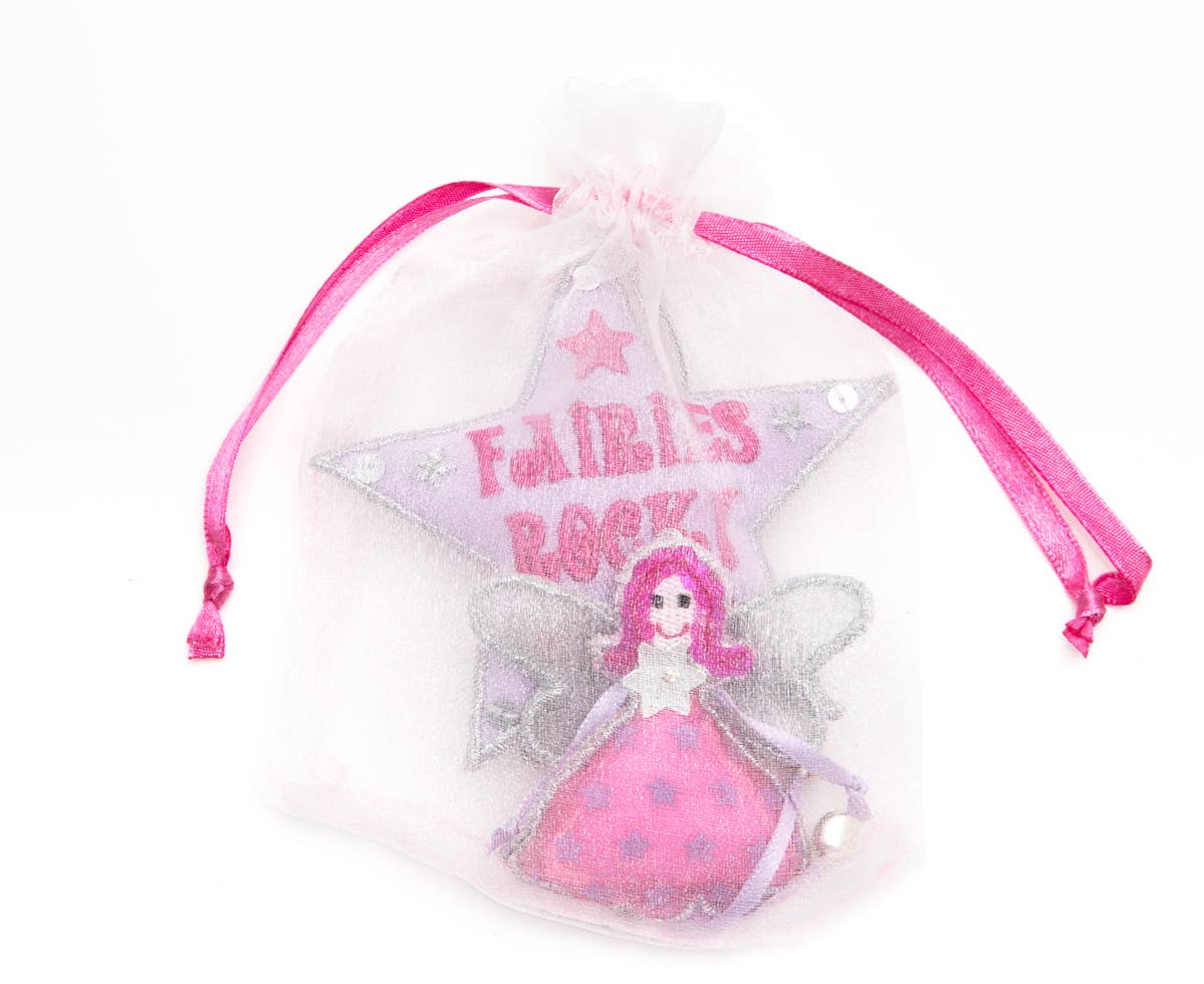 Believe You Can - 'Fairies Rock!' Star With Fairy Fair Trade Room Decoration