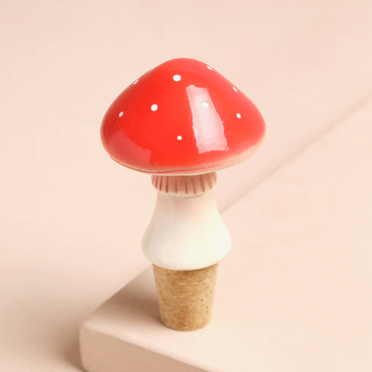 Lisa Angel - Toadstool Cork Bottle Stopper