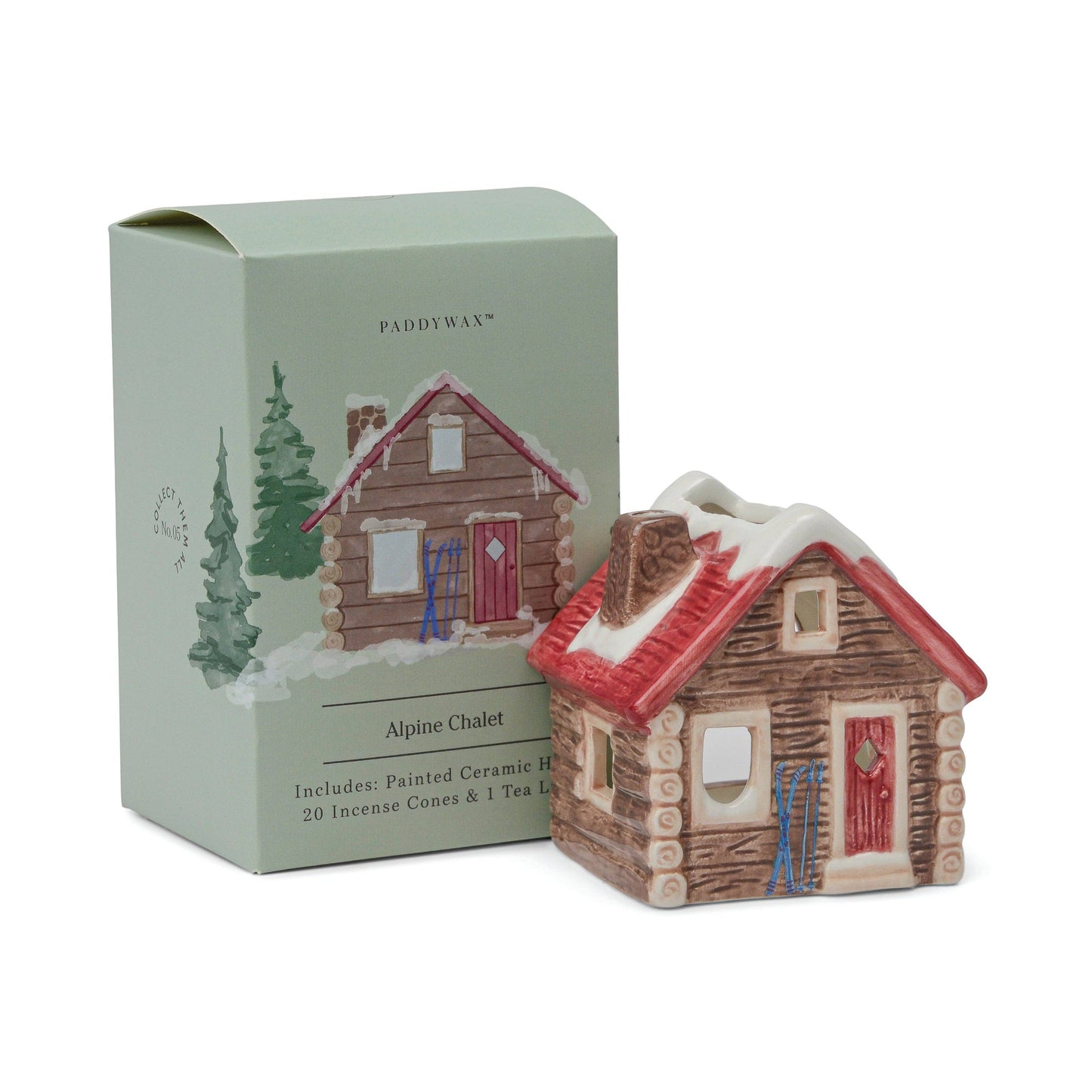 Designworks Collective - Paddywax Alpine Chalet Style Incense & Tea Light Holder