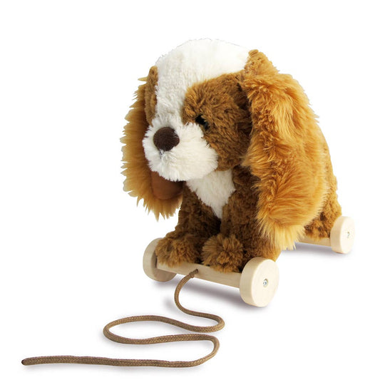 Little Bird Told Me Uk - Peanut Pup Pull Along Toy