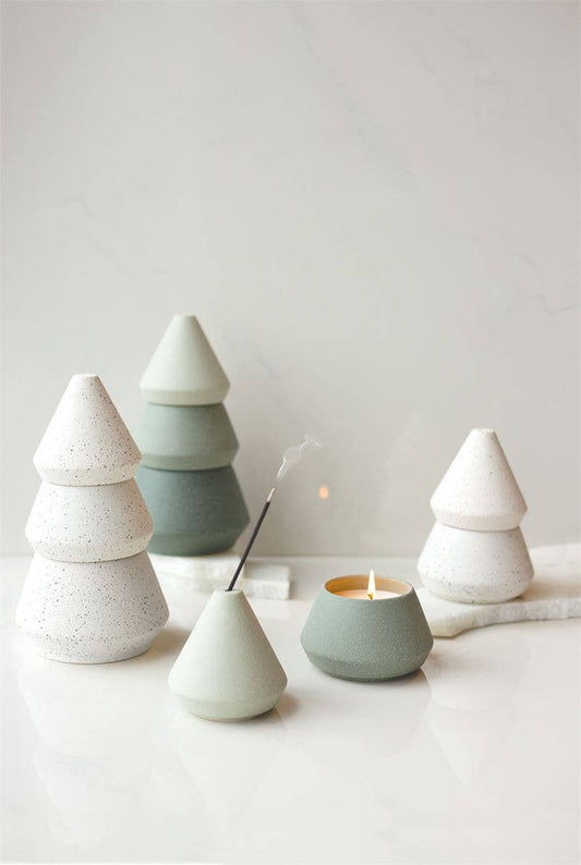 Designworks Collective - Paddywax Cypress & Fir Small Tree Stack - Green