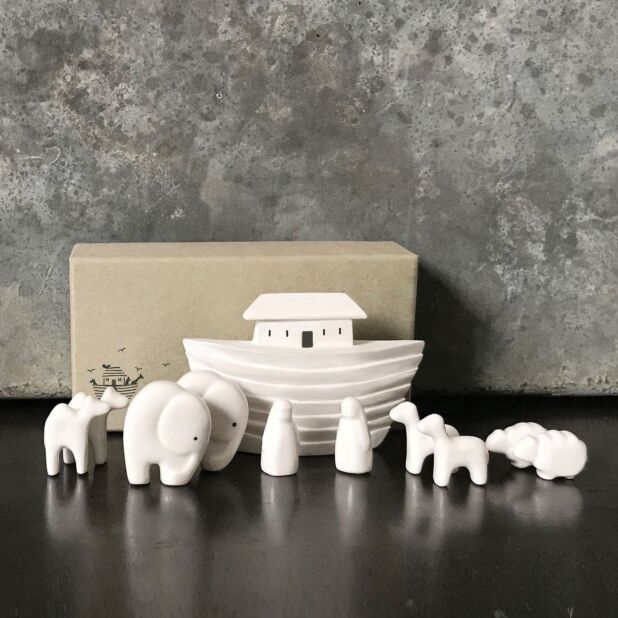 East of India Porcelain Noah’s Ark Set